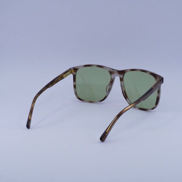 Gucci GG1041S 004 Sunglasses Havana Square Frame, Green  display picture 1